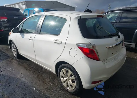 2014 Toyota Yaris L (Tmc/Cbu Plant) z USA, uszkodzony, nr VIN JTDKTUD30ED591104